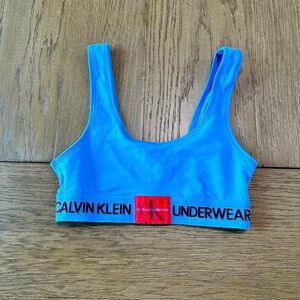Calvin Klein Underwear Bralette Size XS Light Blue